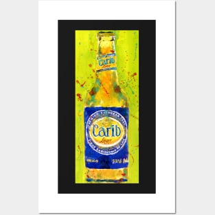 Caribbean Beer Bottle Posters and Art